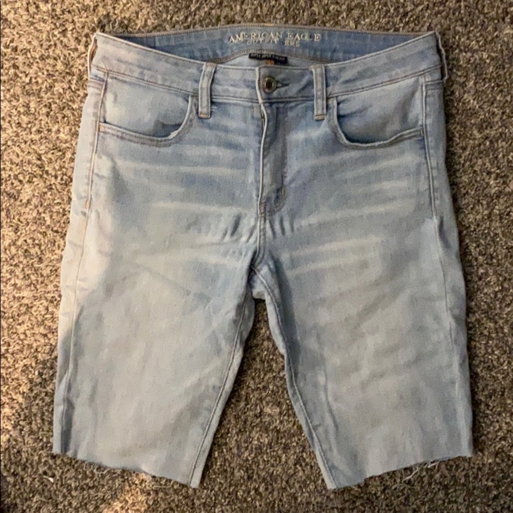 jean Bermuda cut off shorts